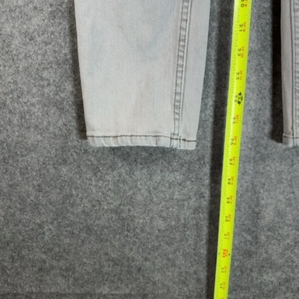 Signature by Levi's Slim Gray Wash Jeans - Faded Distressed Look
